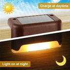 Solar Deck Lights | Solar-Powered Warm Lighting | Easy Installation