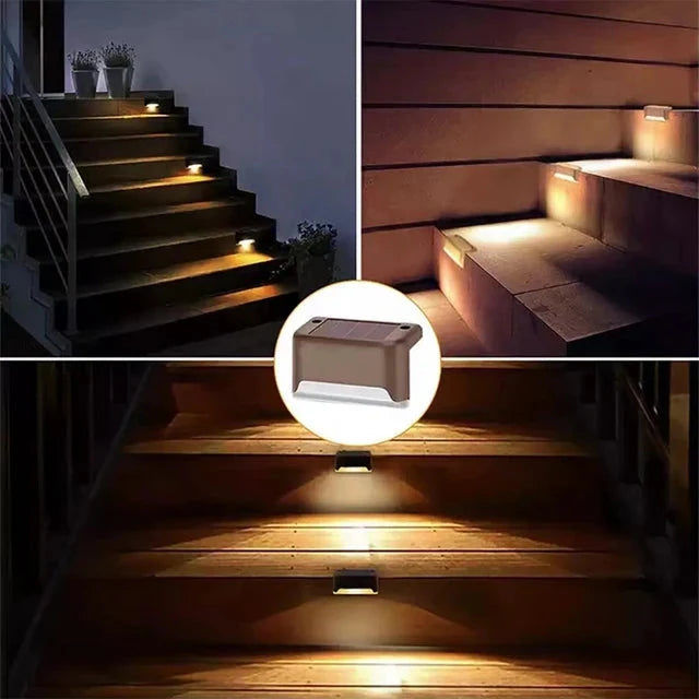 Solar Deck Lights | Solar-Powered Warm Lighting | Easy Installation