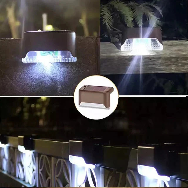 Solar Deck Lights | Solar-Powered Warm Lighting | Easy Installation