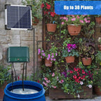 Solar Drip Irrigation Kit | Automatic 30 Modes & 7 Timers | Irrigates Up To 50 Plants