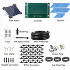 Solar Drip Irrigation Kit | Automatic 30 Modes & 7 Timers | Irrigates Up To 50 Plants