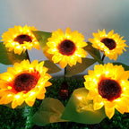 Solar Garden Light | Sunflower Design & Ground Stake | Up to 8 Hours