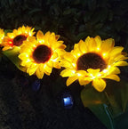 Solar Garden Light | Sunflower Design & Ground Stake | Up to 8 Hours