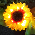 Solar Garden Light | Sunflower Design & Ground Stake | Up to 8 Hours