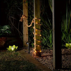 Solar Garden Light | Hemp Rope & Solar-Powered LED | Up to 8-Hour Runtime