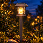 Solar Garden Light | Tungsten Filament Design