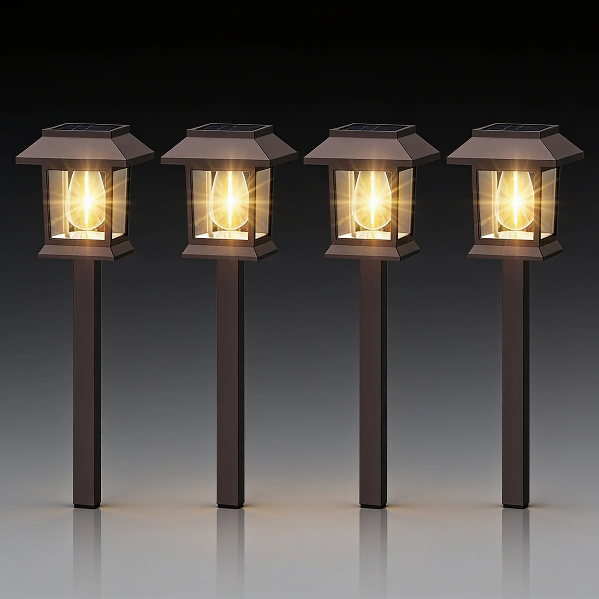 Solar Garden Light | Tungsten Filament Design