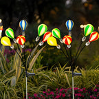 Solar Garden Stake Lights | Balloon-Shaped Multicolor Shades | Weather-Resistant