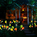 Solar Garden Stake Lights | Balloon-Shaped Multicolor Shades | Weather-Resistant