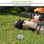 Solar Ground Lights | Flush-Mount & Solar Powered | 4-Pack