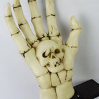 Solar Ground Stake Light | Skeleton Hand & Skull Design