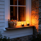 Solar Lantern | Stainless Steel Flickering LED Flame | IP44 Weather-Resistant