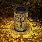 Solar Lantern | Tree Pattern Projection & Solar-Powered | Two Sizes