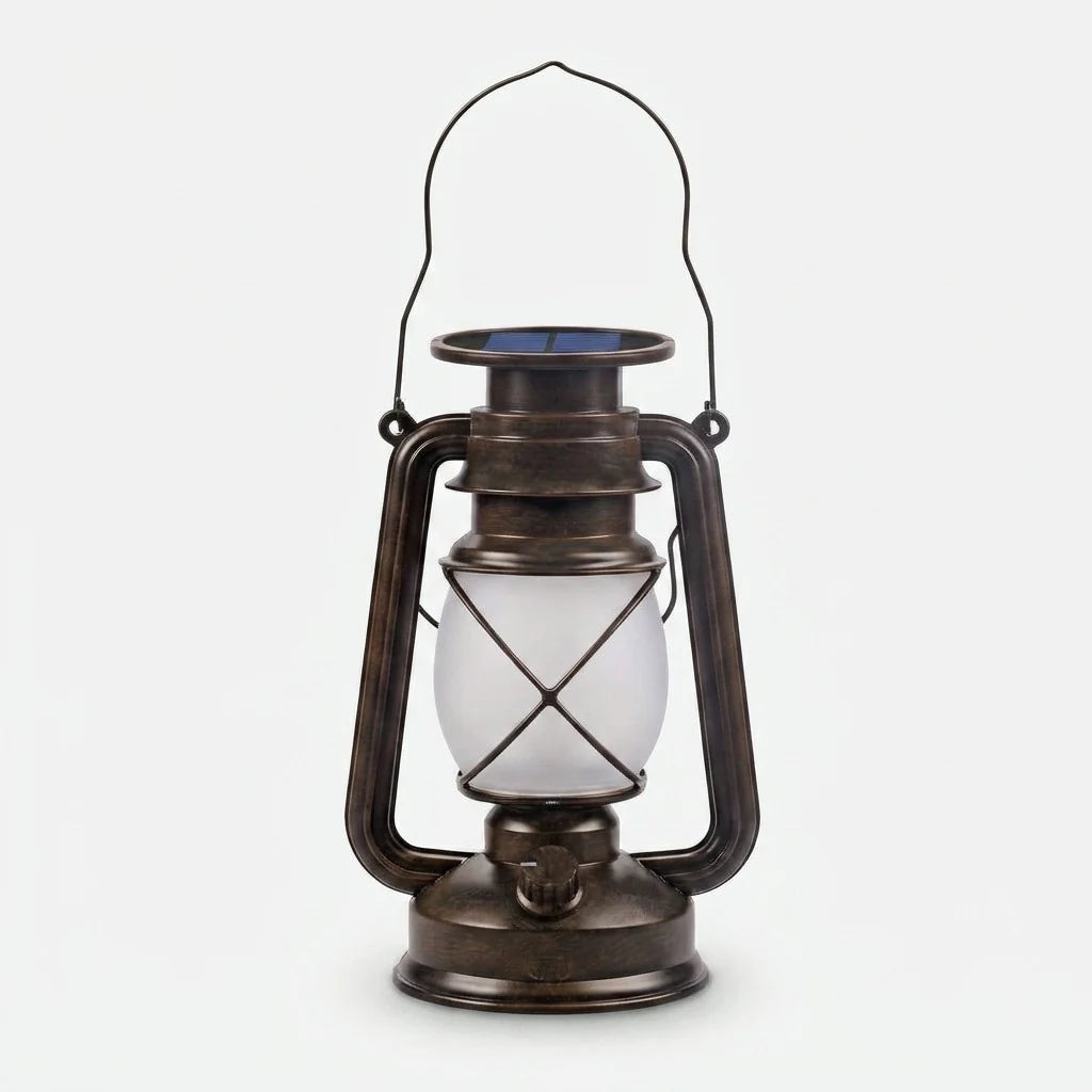 Solar Lanterns | Vintage Design & Flickering LED | Set of 2