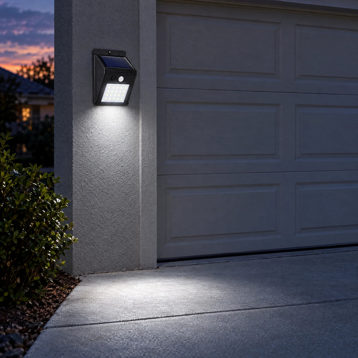 Solar Motion Sensor Light | 20 LED & IP65 Water-Resistant