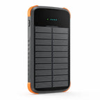 Solar Power Bank | High-Capacity & Integrated Multi-Tip Cables | 20,000/40,000 mAh