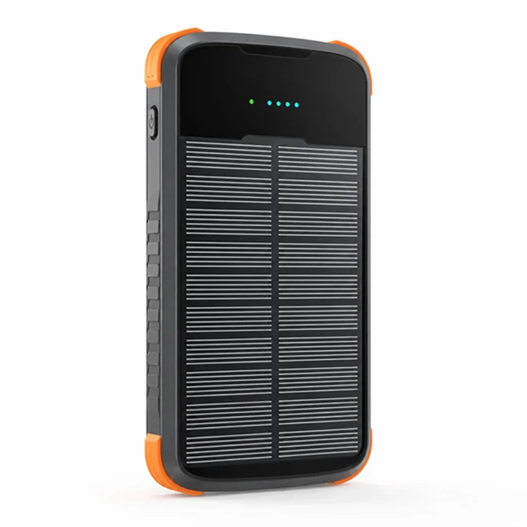 Solar Power Bank | High-Capacity & Integrated Multi-Tip Cables | 20,000/40,000 mAh