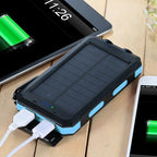 Solar Power Bank | Solar Charging & Dual USB Ports | IP44 Water-Resistant