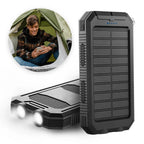 Solar Power Bank | Solar Charging & Dual USB Ports | IP44 Water-Resistant
