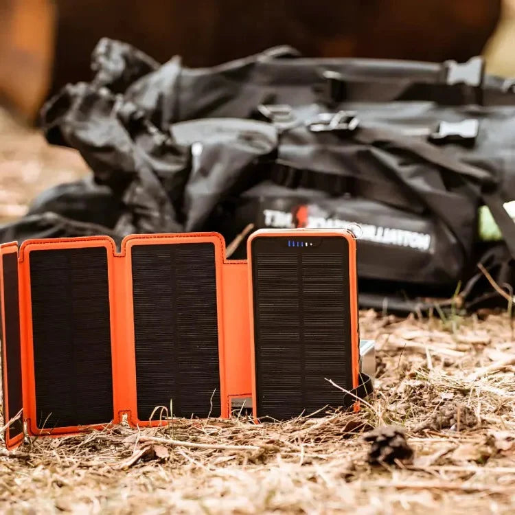 Solar Power Bank | Solar & USB Charging | 26,800mAh Battery