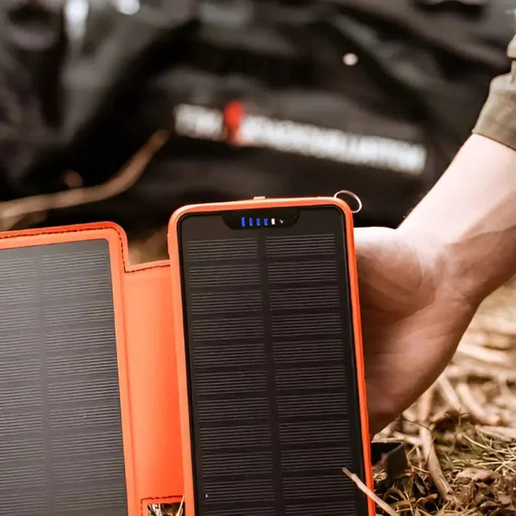 Solar Power Bank | Solar & USB Charging | 26,800mAh Battery
