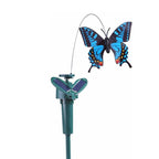 Garden Stake | Dancing Hummingbird & Butterfly | Solar with Battery Backup