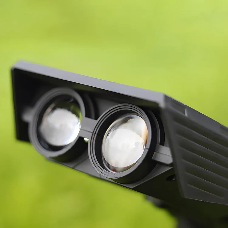Solar Spotlight | Adjustable Zoom & RGB/Warm White