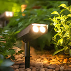 Solar Spotlight | Adjustable Zoom & RGB/Warm White