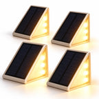 Solar Stair Lights | Weather-Resistant LED & Wireless | Choice of 4/10/20