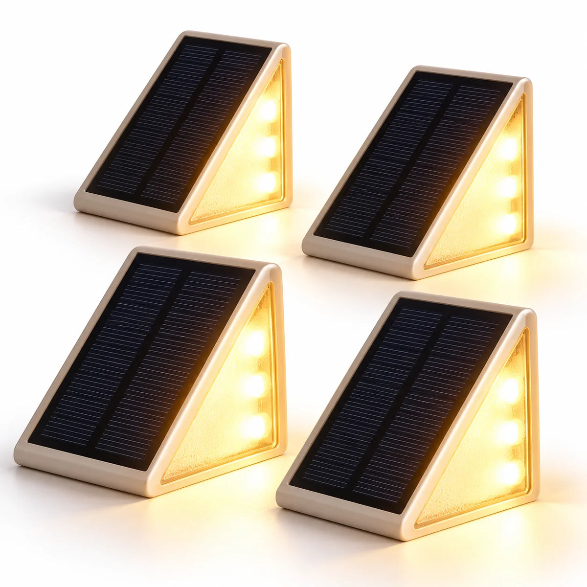 Solar Stair Lights | Weather-Resistant LED & Wireless | Choice of 4/10/20