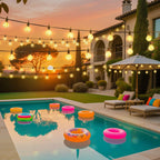 Solar String Lights | Solar-Powered & USB-C Charging | 38 Ft