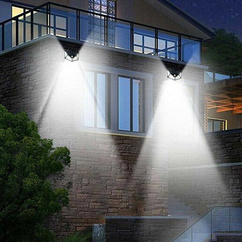 Solar Wall Light | 100-LED Motion Sensor & Weatherproof