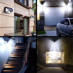 Solar Wall Light | 100-LED Motion Sensor & Weatherproof