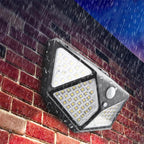 Solar Wall Light | 100-LED Motion Sensor & Weatherproof
