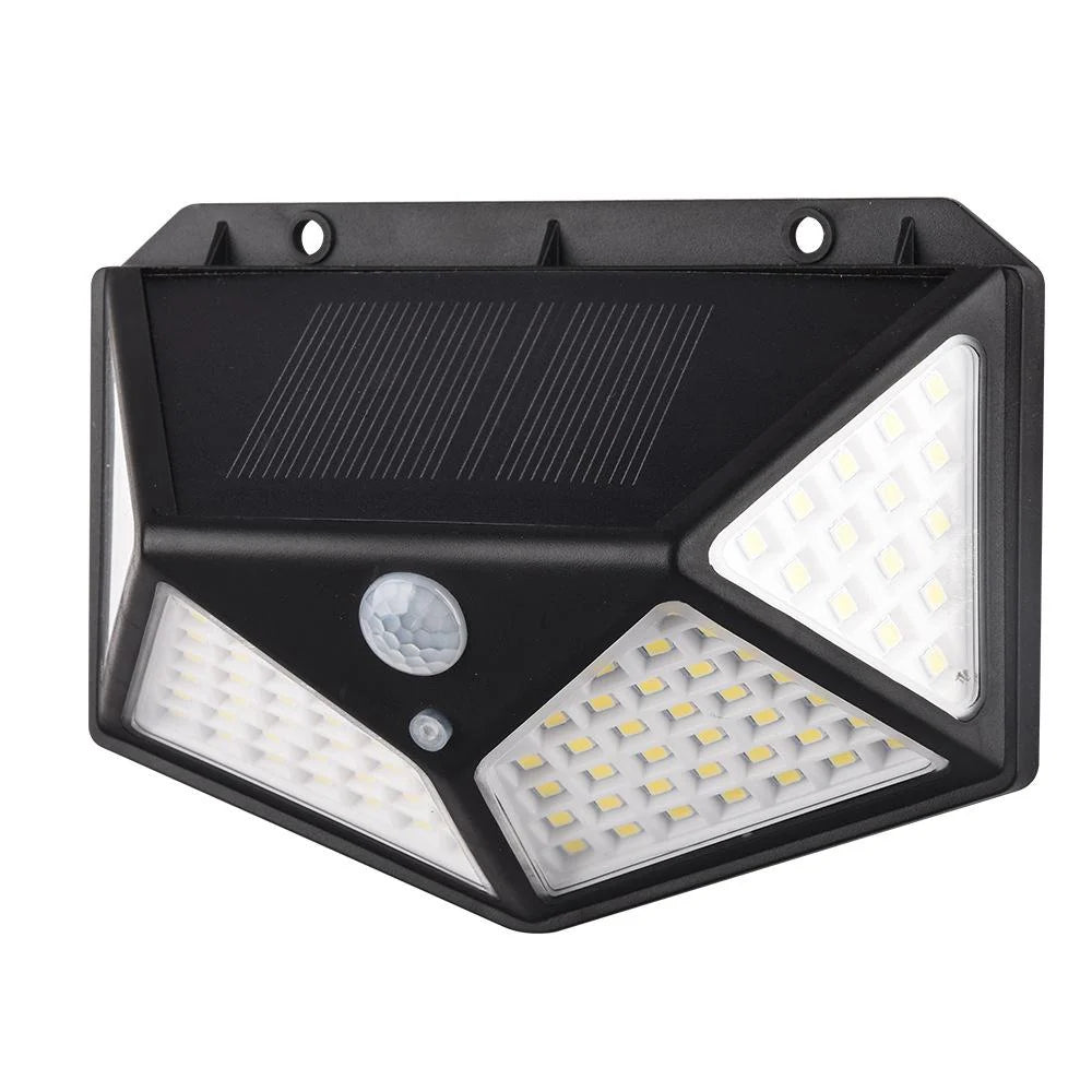 Solar Wall Light | 100-LED Motion Sensor & Weatherproof