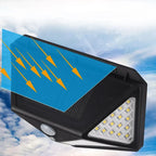 Solar Wall Light | 100-LED Motion Sensor & Weatherproof