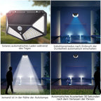 Solar Wall Light | 100-LED Motion Sensor & Weatherproof
