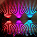 Solar Wall Light | Dual-Beam & Color-Changing | IP65