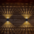Solar Wall Light | Dual-Beam & Color-Changing | IP65