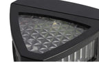 Solar Wall Light | Egyptian Pattern Glass & Solar-Powered