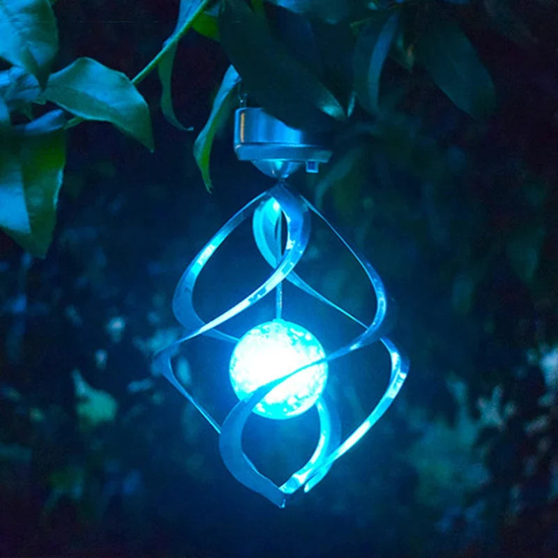 Solar Wind Chime | Color-Changing LED Lights & Wind Spinner