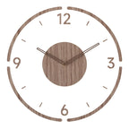 Wall Clock | Solid Wood Frame | Scandinavian Minimalist, Silent Operation