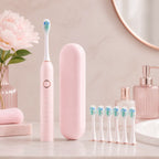 Sonic Electric Toothbrush | Rechargeable & Waterproof | With Brush Heads & Storage Box