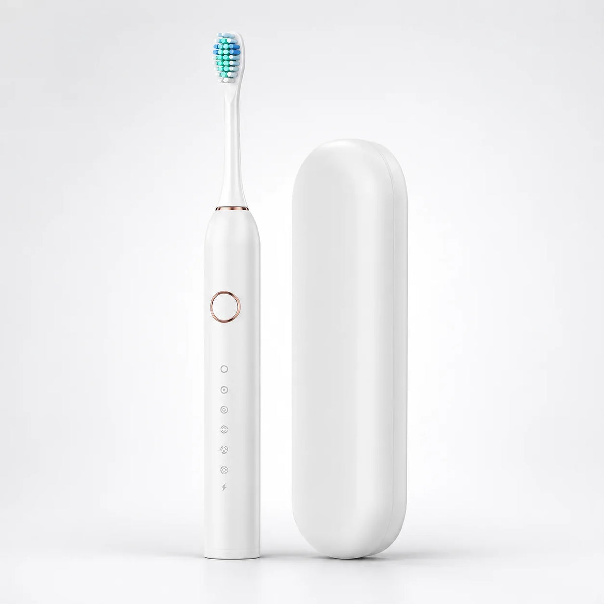 Sonic Electric Toothbrush | Rechargeable & Waterproof | With Brush Heads & Storage Box