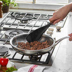 Spatula | Heat-Resistant Silicone & Wooden Handle