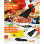 Spatula | Heat-Resistant Silicone & Wooden Handle