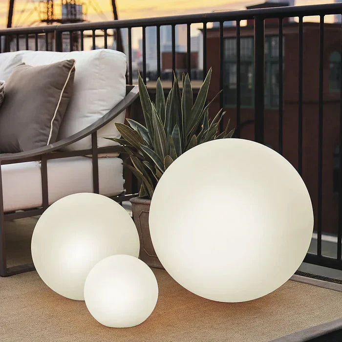 Spherical Garden Light | 16-Colour LED Rechargeable & Remote-Controlled | 12–25 cm