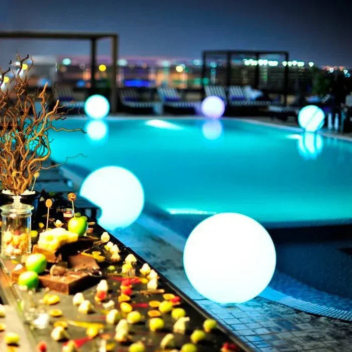 Spherical Garden Light | 16-Colour LED Rechargeable & Remote-Controlled | 12–25 cm
