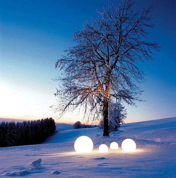 Spherical Garden Light | 16-Colour LED Rechargeable & Remote-Controlled | 12–25 cm