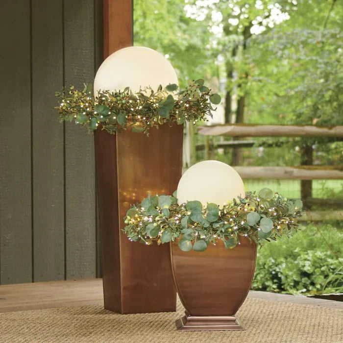 Spherical Garden Light | 16-Colour LED Rechargeable & Remote-Controlled | 12–25 cm